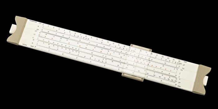 Slide rule used at Dounreay nuclear power station