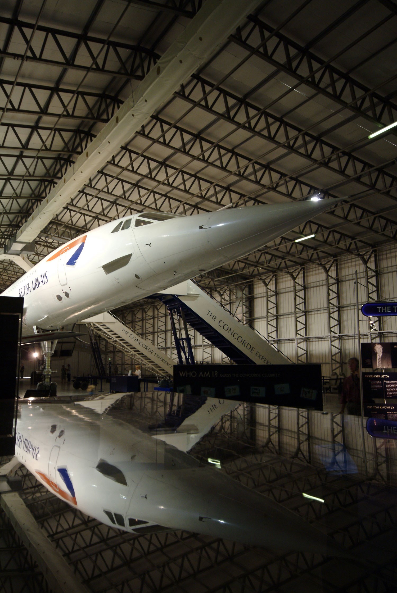 Concorde on display at National Museum of Flight