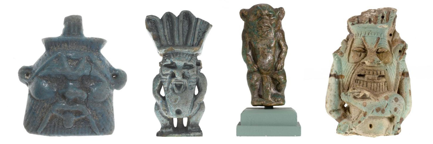 Images of the god Bes from the Ancient Egypt collection