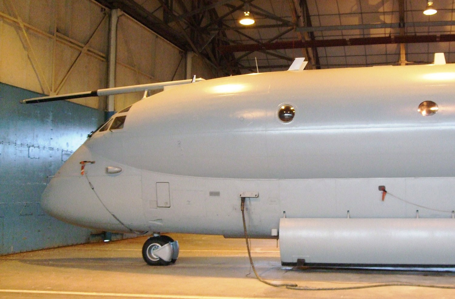 The Nimrod fuselage at RAF Kinloss