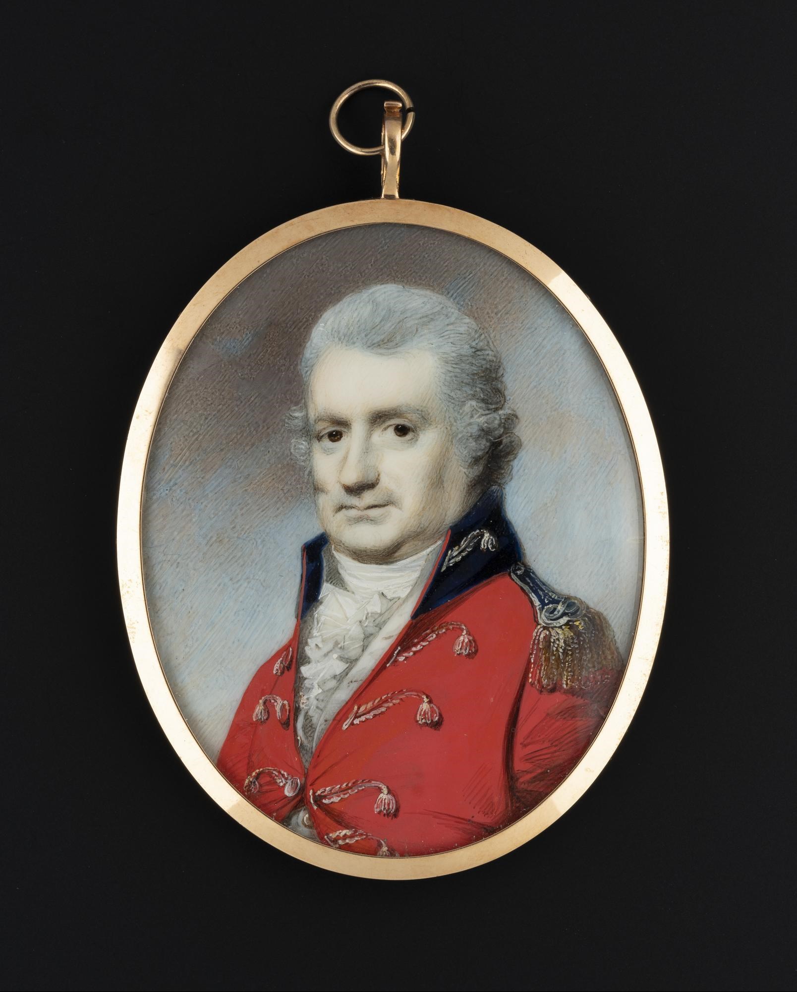 Miniature Painting of Captain Mackay, on display in Gallery 5: In Defence © National Museums Scotland