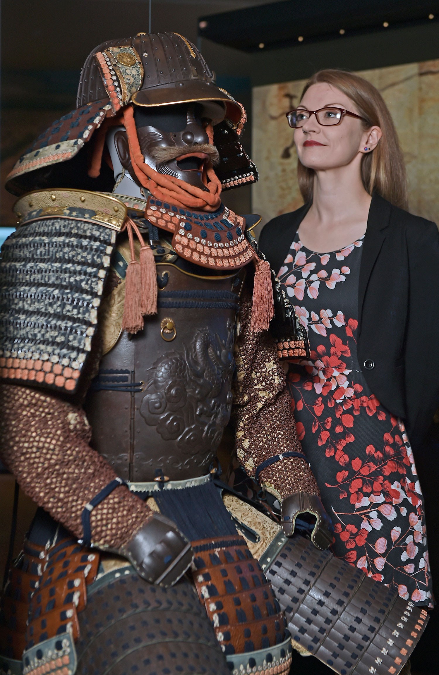 Japanese suit of samurai armour in the Exploring East Asia gallery.