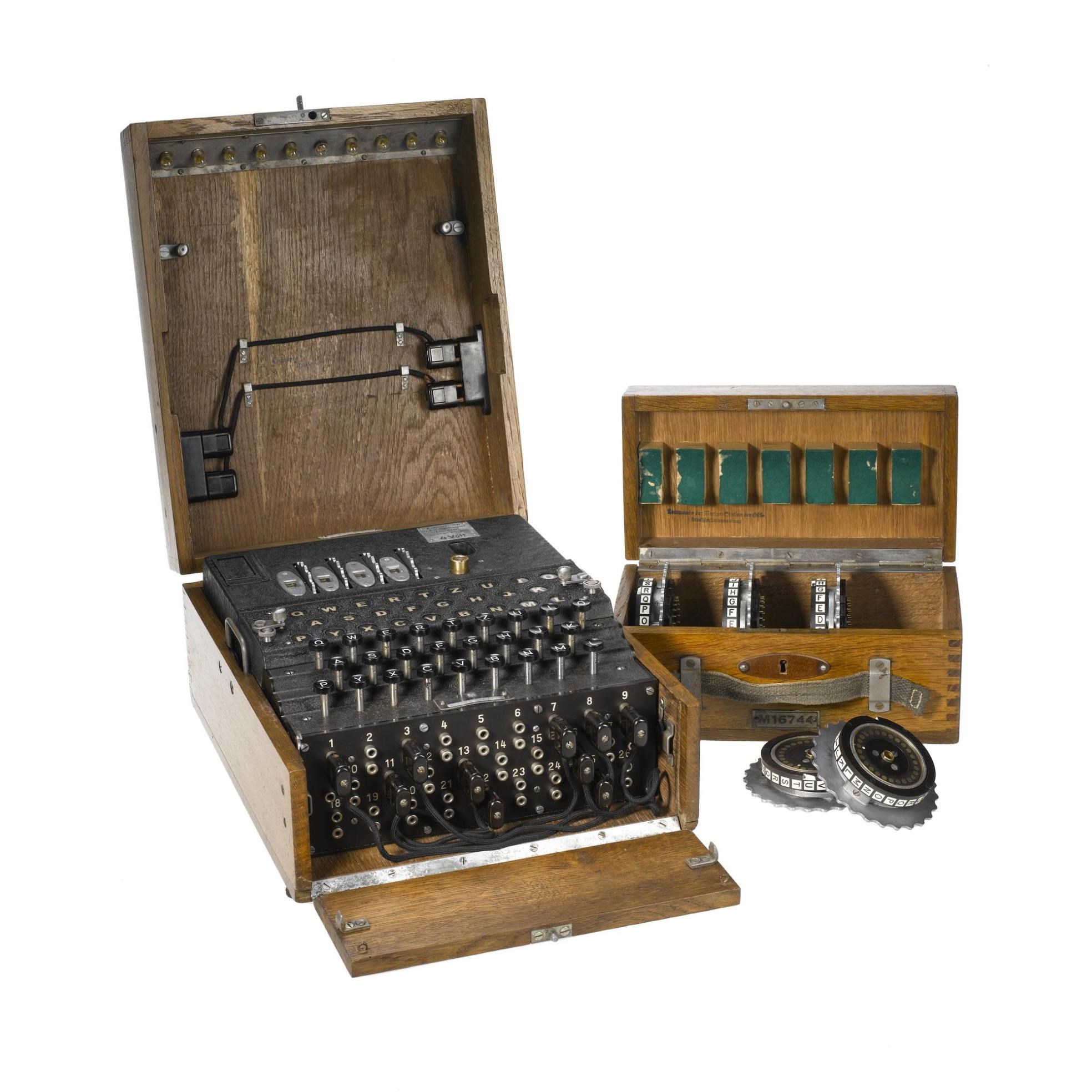 Four-rotor Enigma machine made in 1944
