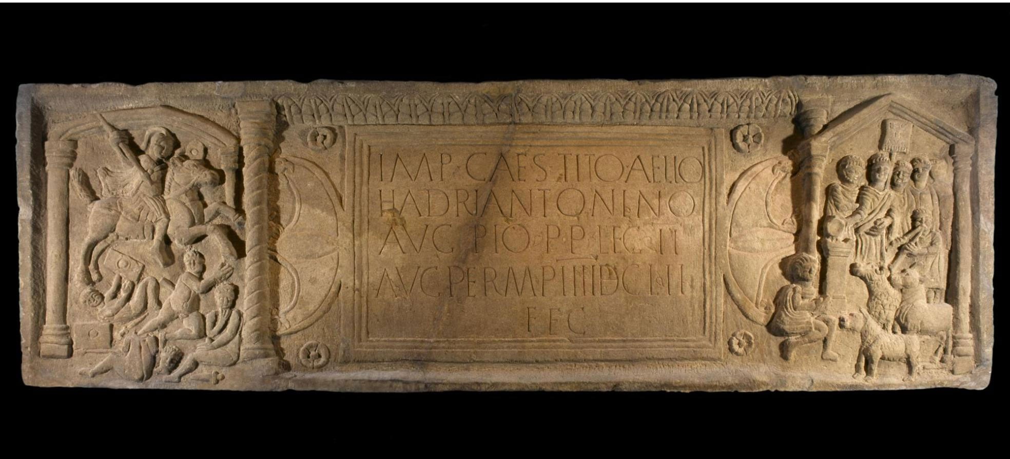 Commemorative stone from the Antonine Wall
