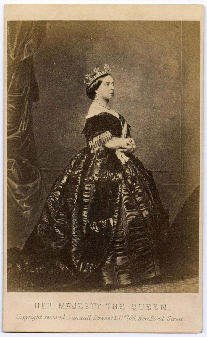 Carte-de-visite of Queen Victoria