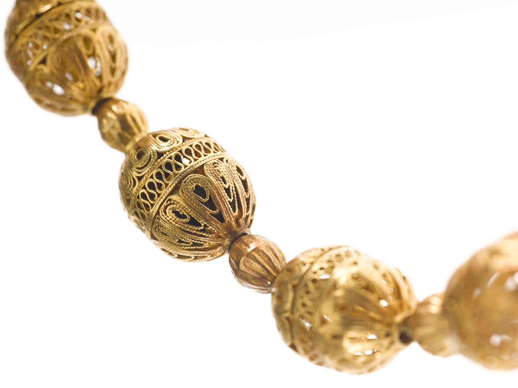 The Penicuik Jewels necklace which is said to have belonged to Mary, Queen of Scots.
