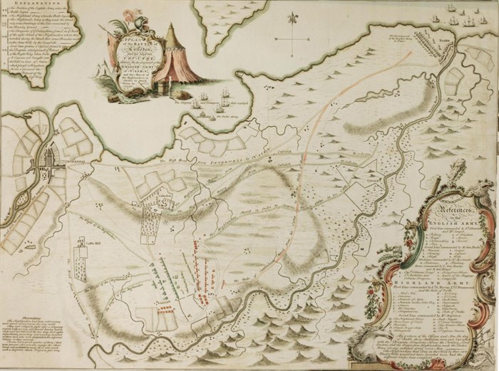 Map of Culloden