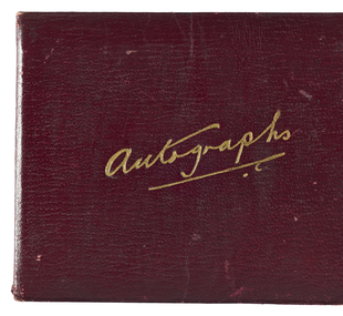 Autograph book