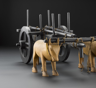 Carriage / ox / model