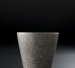 Ceremonial implement / basalt cup