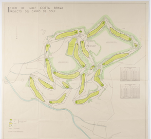 Document / plan, golf course