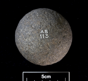 Plain stone ball