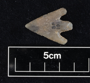 Barbed and tanged arrowhead
