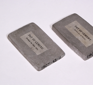 Specimen / manufacture / cement, Portland / sample / cement
