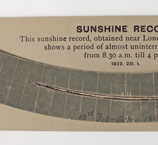 Sunshine recorder / record