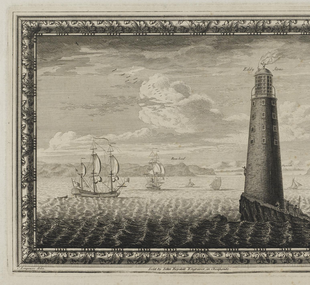 Engraving / lighthouse