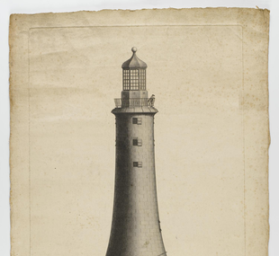 Lighthouse, Eddystone, third / drawing, elevation