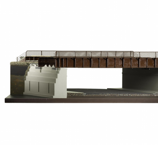 Bridge, railway, plate girder / model