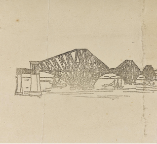 Drawing / railway bridge