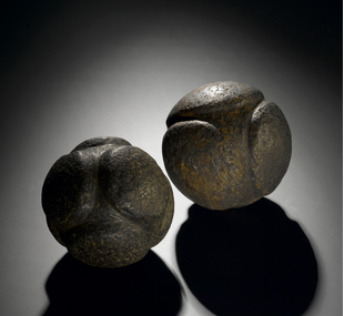 Carved stone ball