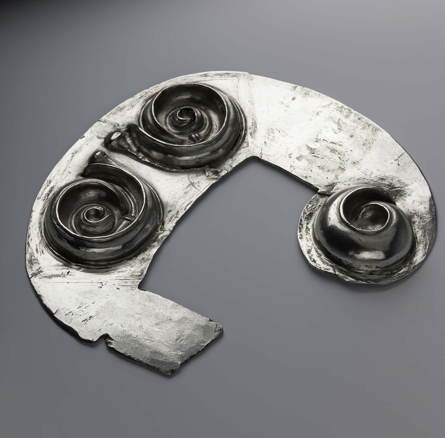 Spirals in the Norrie’s Law hoard, Fife (AD 450–600).