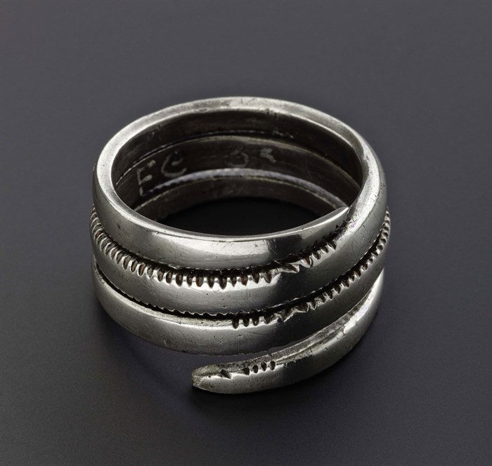 Spiral ring, part of the Norrie's Law hoard