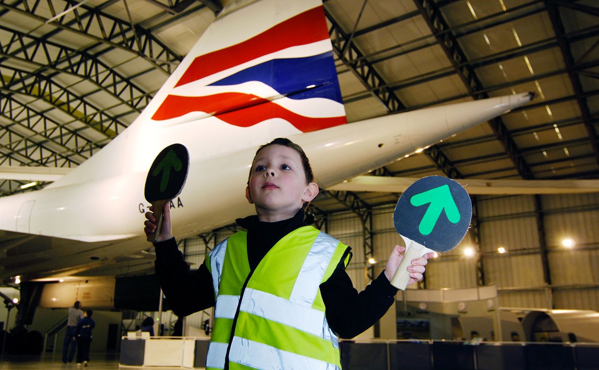 Boy Directing Concorde