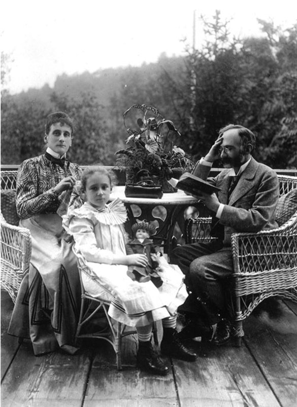 Ida with her daughter Marianne and first husband Edmund von Herzfeld