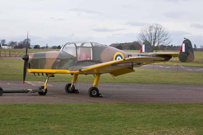 General Aircraft Cygnet flown by Squadron Leader Guy Gibson