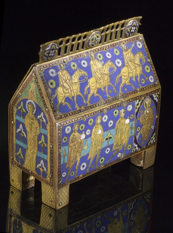 13th century reliquary side front