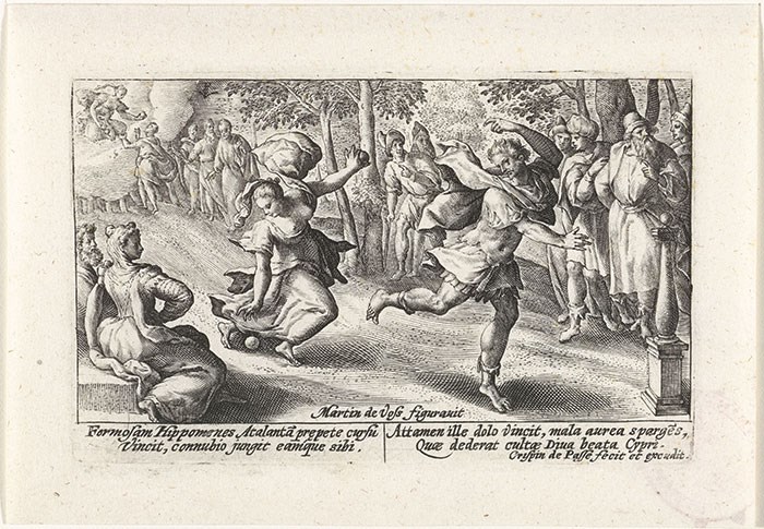 The Race of Atalanta and Hippomenes by Crispyn de Passe