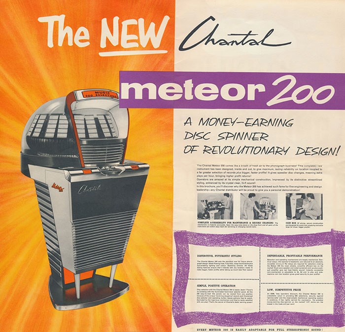 Advert for the Chantal Meteor 200