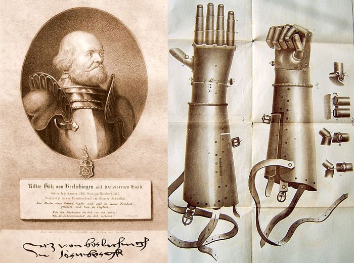 Gotz von Berlichingen and his iron hand