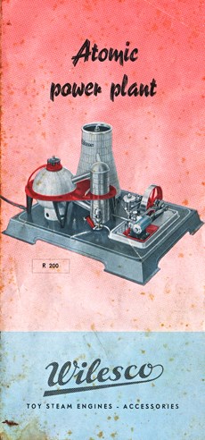 Leaflet for the toy atomic power plant