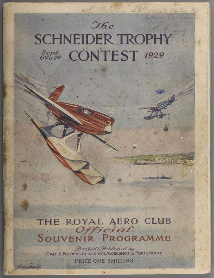 Schneider Trophy Contest souvenir programme
