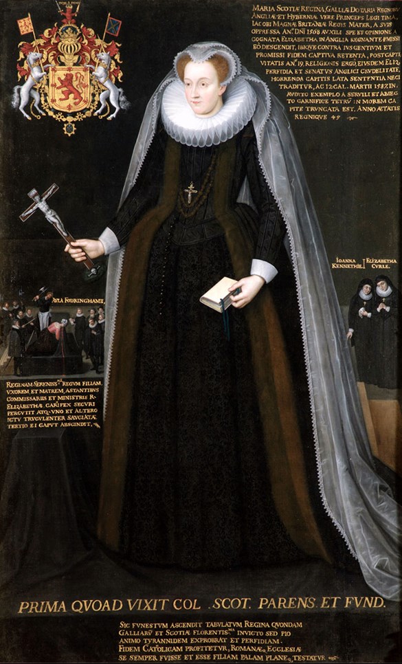 The Blairs Memorial Portrait of Mary, Queen of Scots. © Blairs Museum Trust.