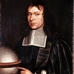 Portrait in oils of James Gregory, mathematician and inventor of the reflecting telescope, attributed to Richard Waitt, 1708 - 1732