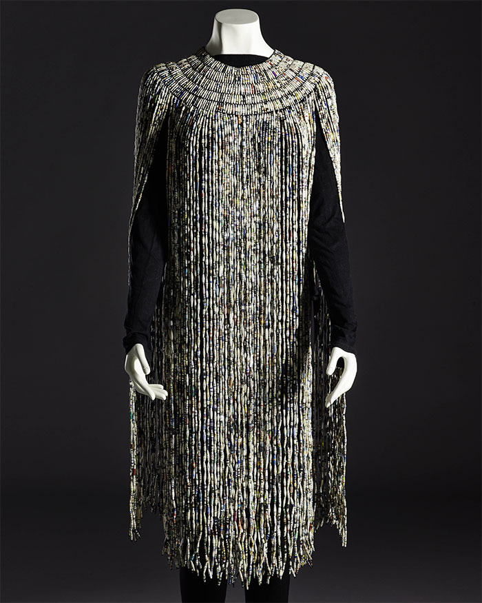 Above: Sanaa Gateja's 2014 bead-work shawl.