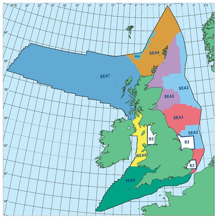 UK territory SEAs zones
