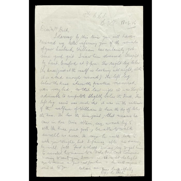 Letter from Corporal Stark to Margaret