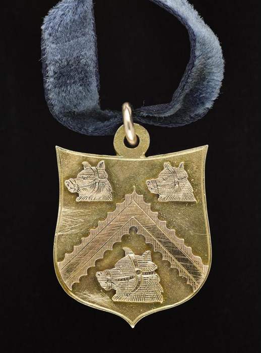 Gold medal presented for gallantry to Private Edward Friel