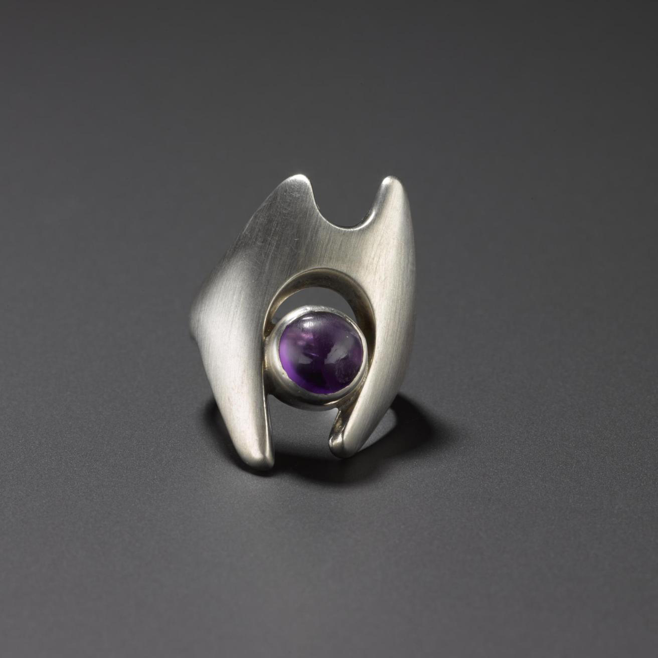 Ring, design number 139, designed by Henning Koppel for Georg Jensen, Denmark