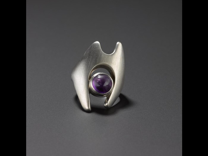 Ring, design number 139, designed by Henning Koppel for Georg Jensen, Denmark