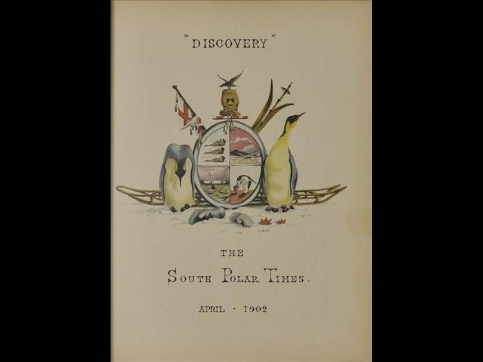 "Discovery" April 1902 from The South Polar Times.