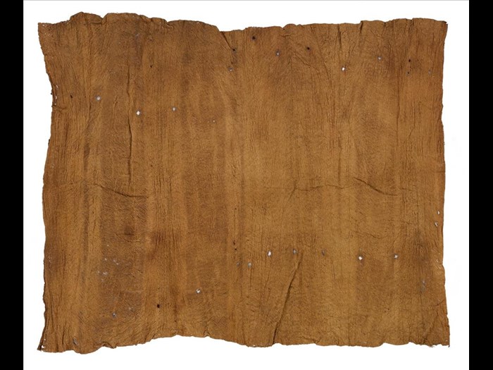 Length of barkcloth: Africa, Southern Africa, Malawi, mid-19th century.