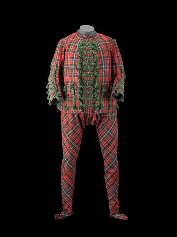 Sir John Hynde Cotton's tartan suit