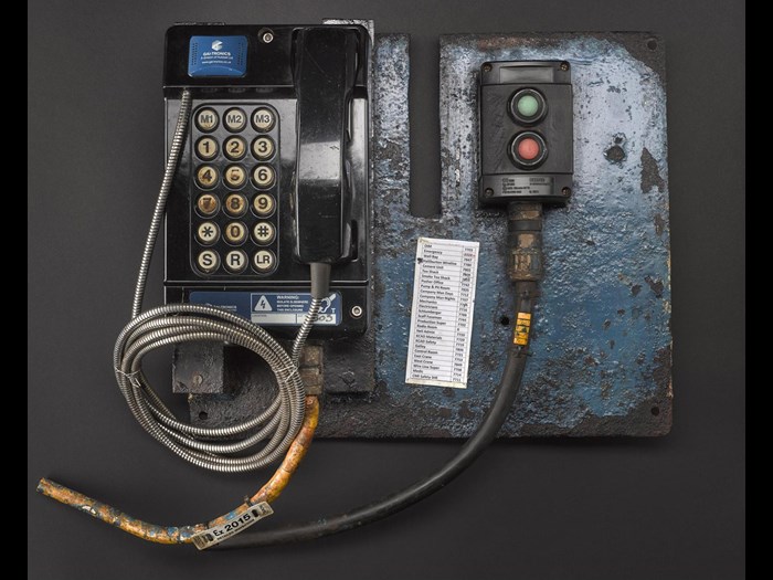 Driller’s telephone, Used on the Murchison platform, United Kingdom, c.1979