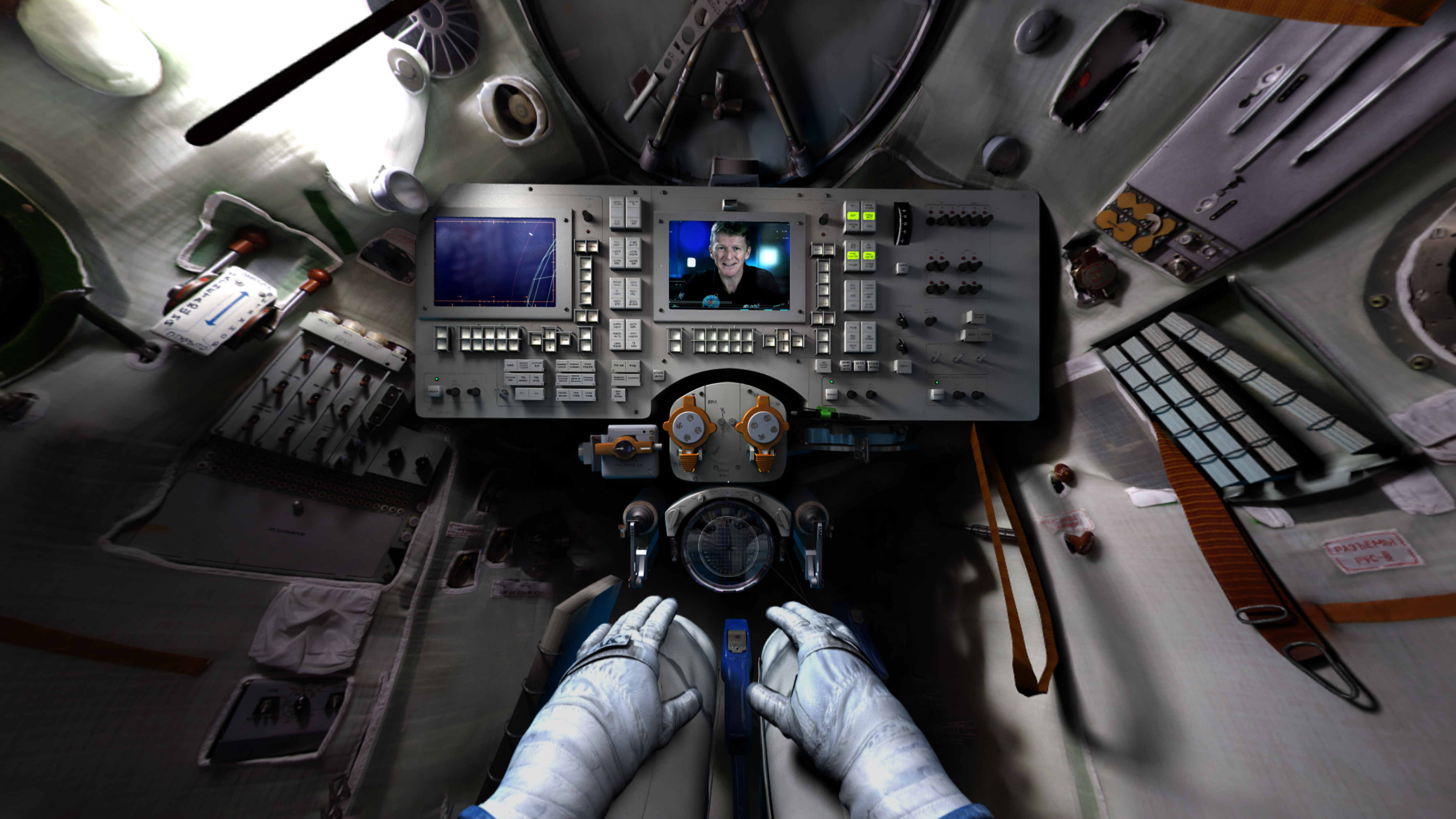 View from Space Descent VR with Tim Peake © Science Museum