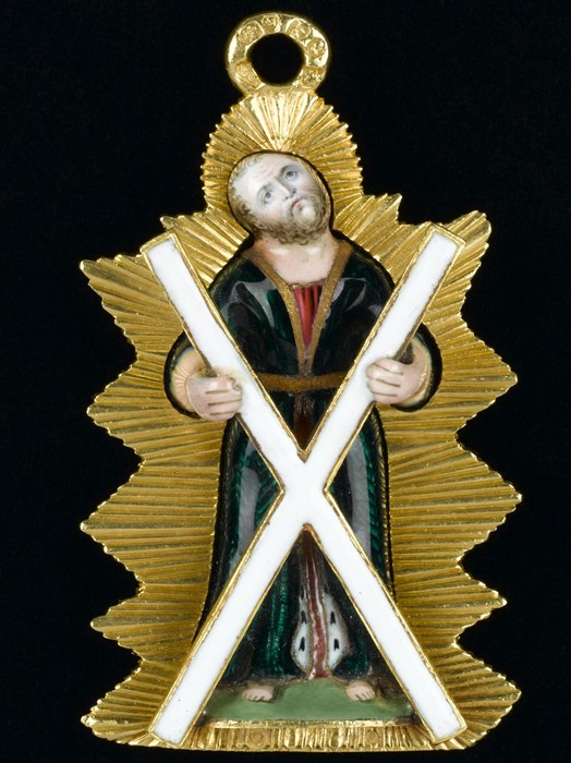 Gold and enamel badge of the Order of the Thistle