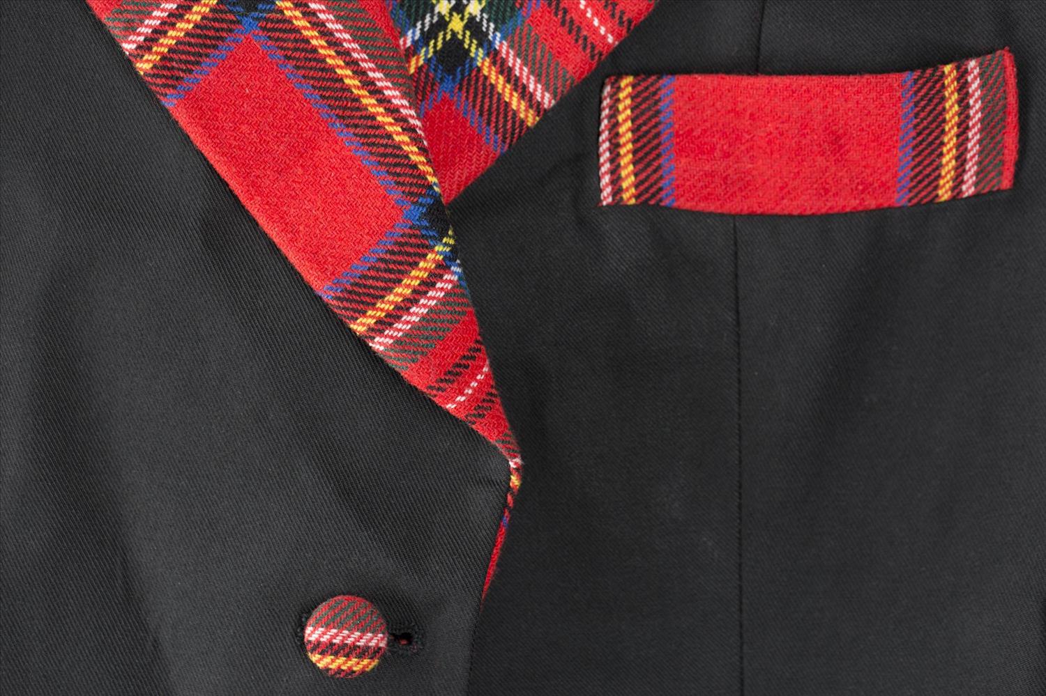 Detail of coat belonging to the Bay City Rollers.